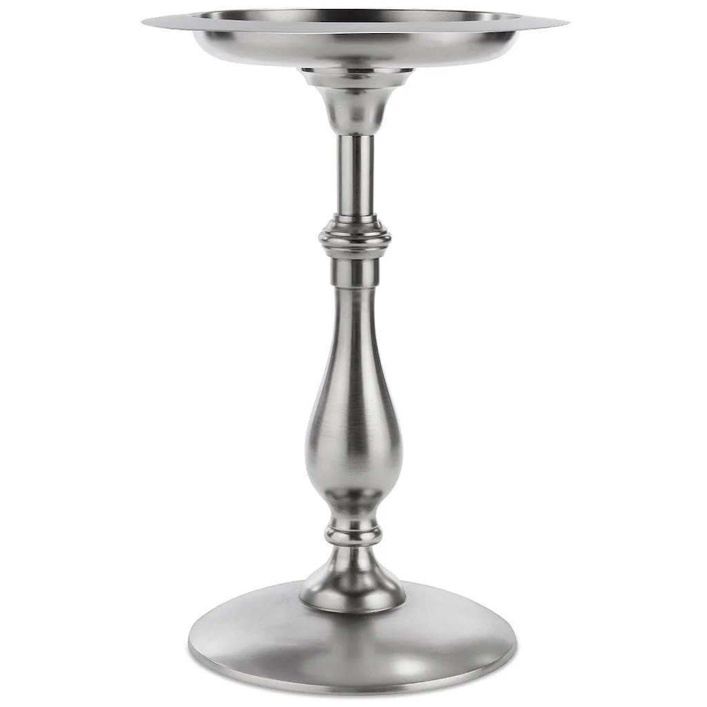 Good Directions Classic Pewter Bird Bath Pedestal - Image 3