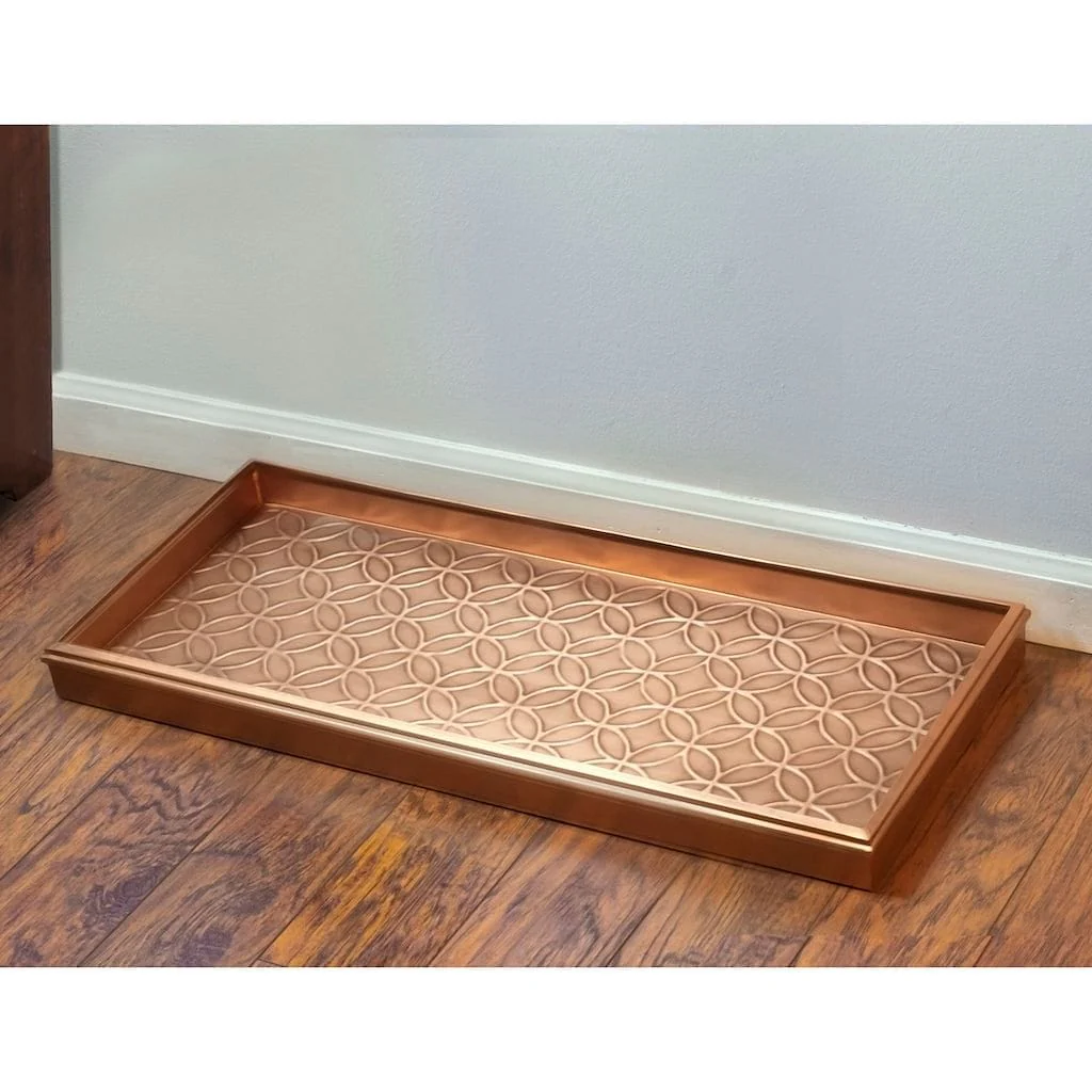 Good Directions Double Circles Copper Boot Tray - Image 4