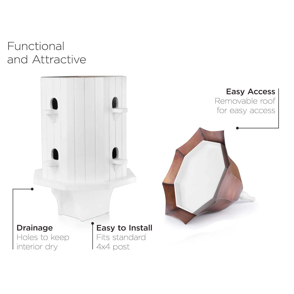 Good Directions Dovecote Manor Bird House with Pure Copper Roof - Image 5