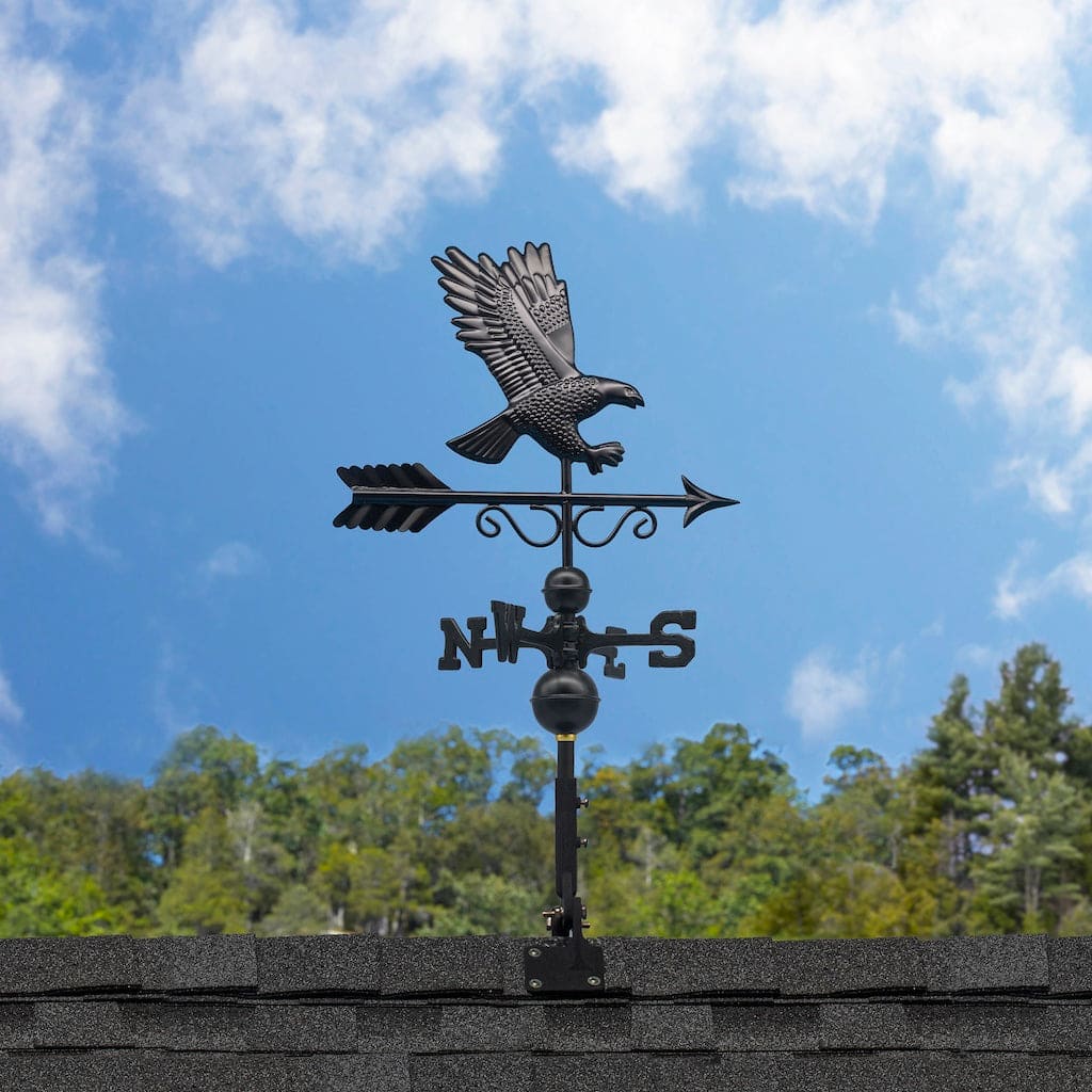 Good Directions Majestic Eagle Weathervane in Black Finish