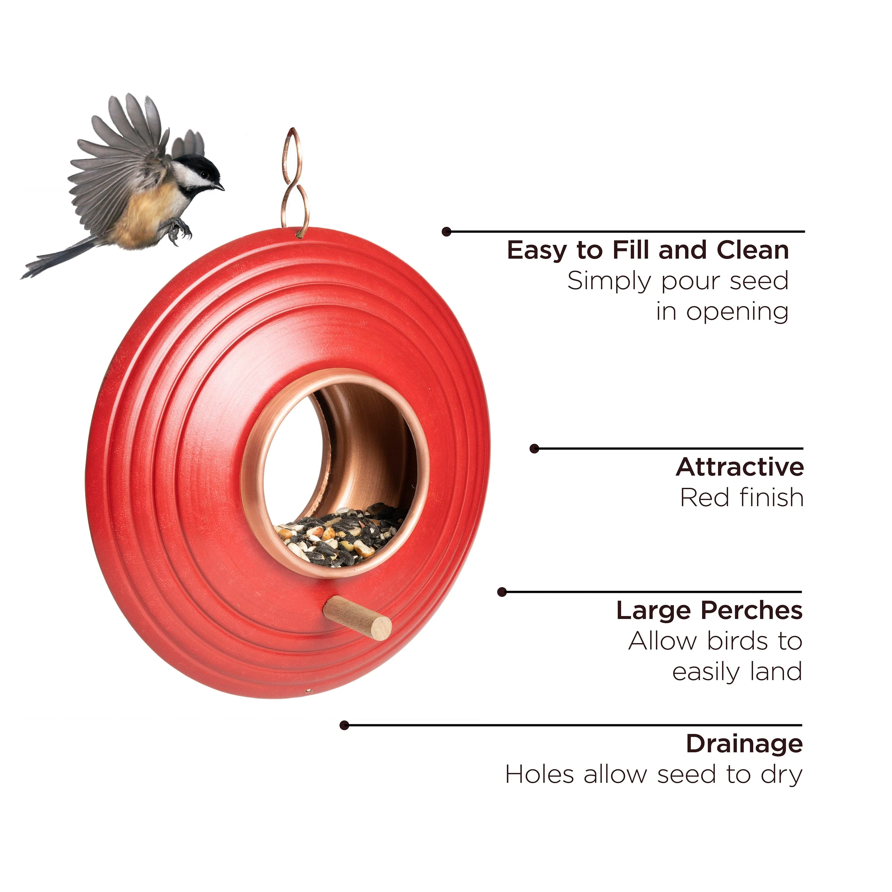 Good Directions Mojave Fly Thru Bird Feeder - Image 3