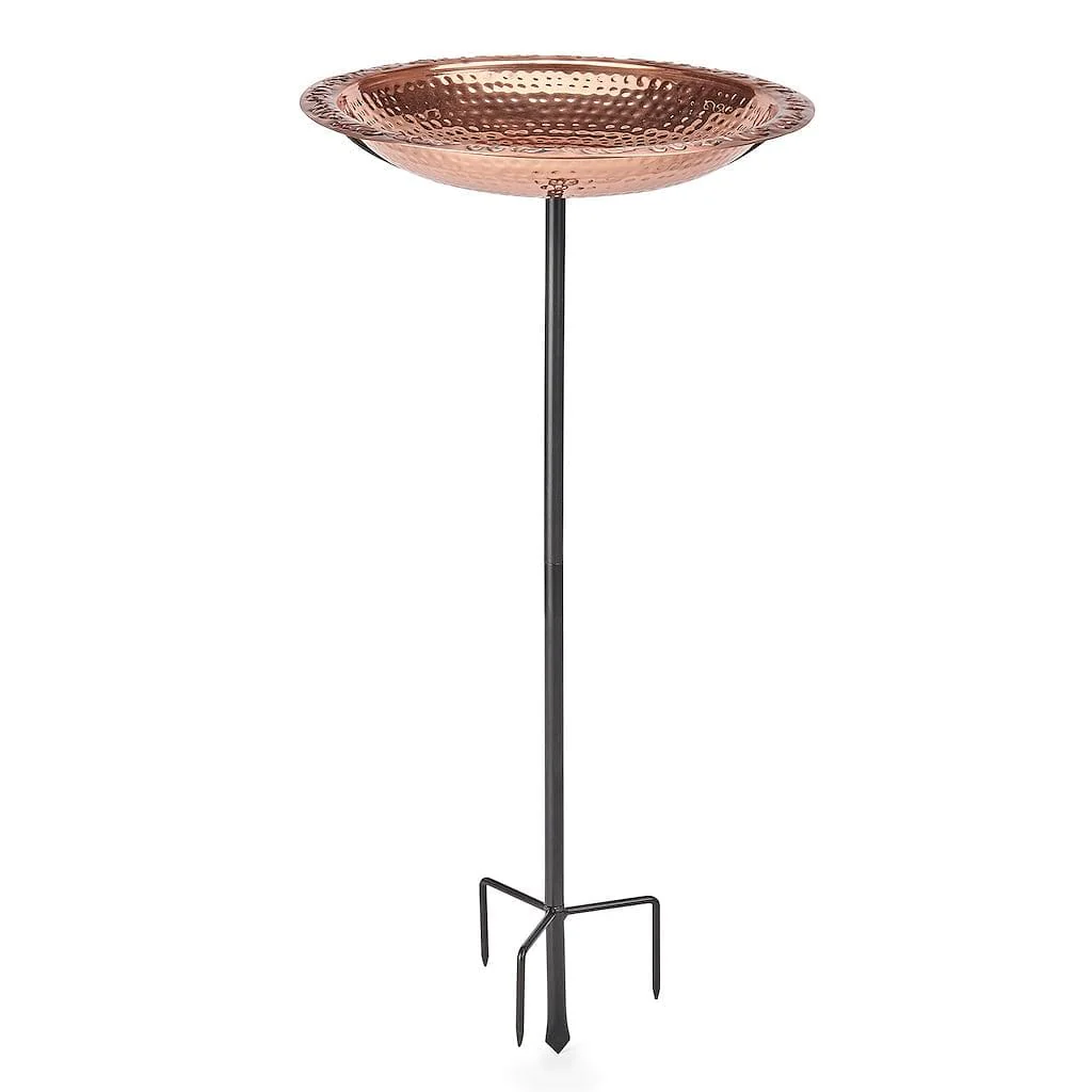 Good Directions Pure Copper 18 inch Birdbath on Garden Pole - Image 4