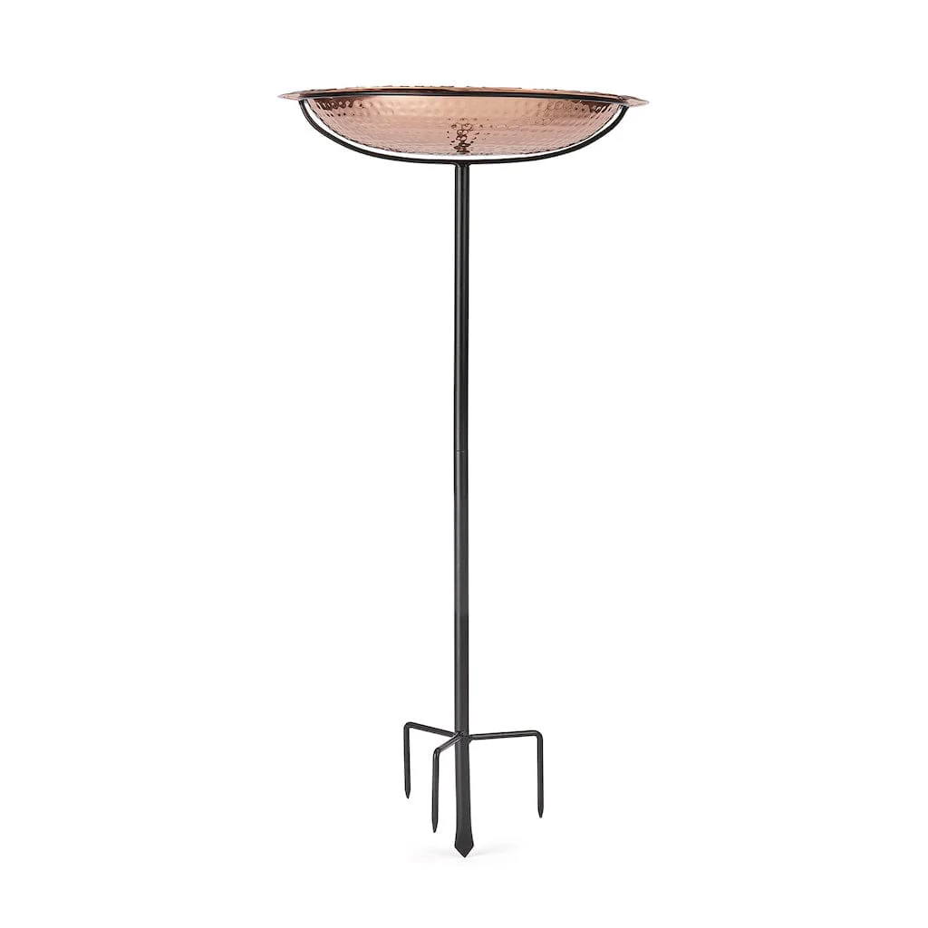 Good Directions Pure Copper 18 inch Birdbath on Garden Pole - Image 5