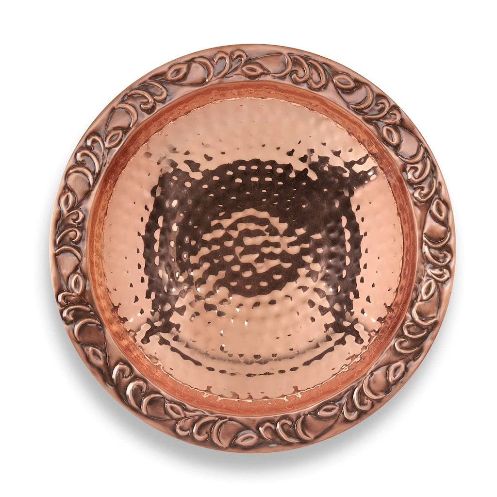 Good Directions Pure Copper Birdbath on Garden Pole - Image 6