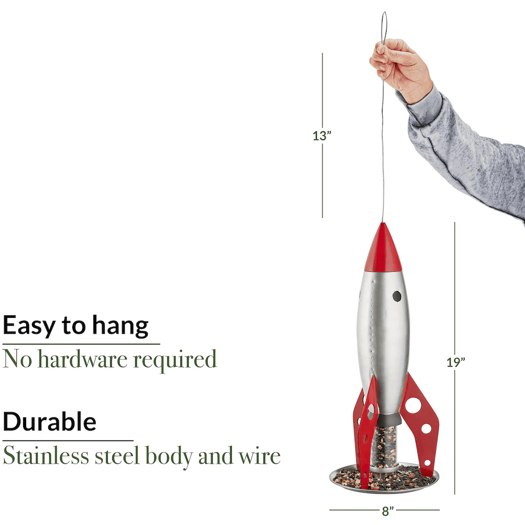 Good Directions Rocketship Bird Feeder - Image 3