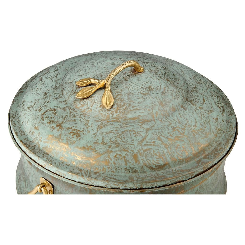 Good Directions Sedona Hose Pot with Lid with Brass Accents - Image 10