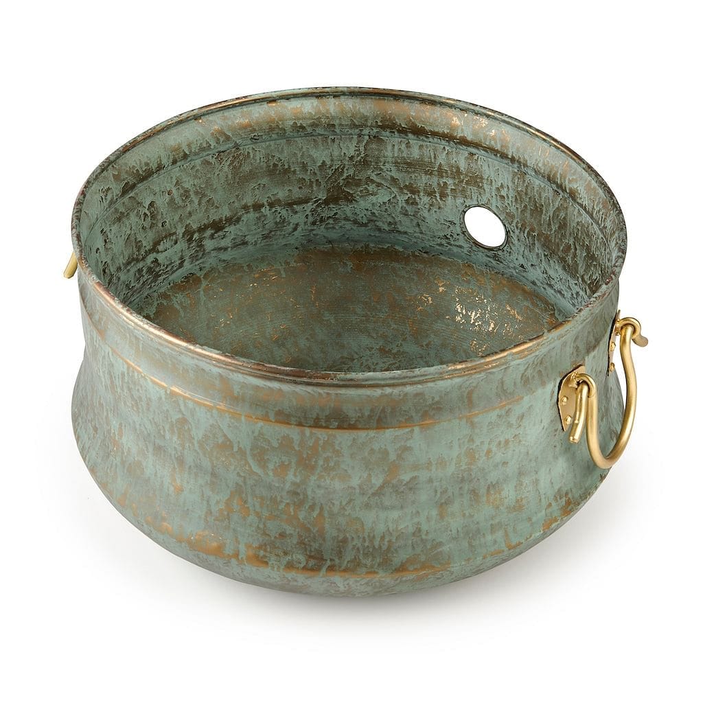 Good Directions Sedona Hose Pot with Lid with Brass Accents - Image 8