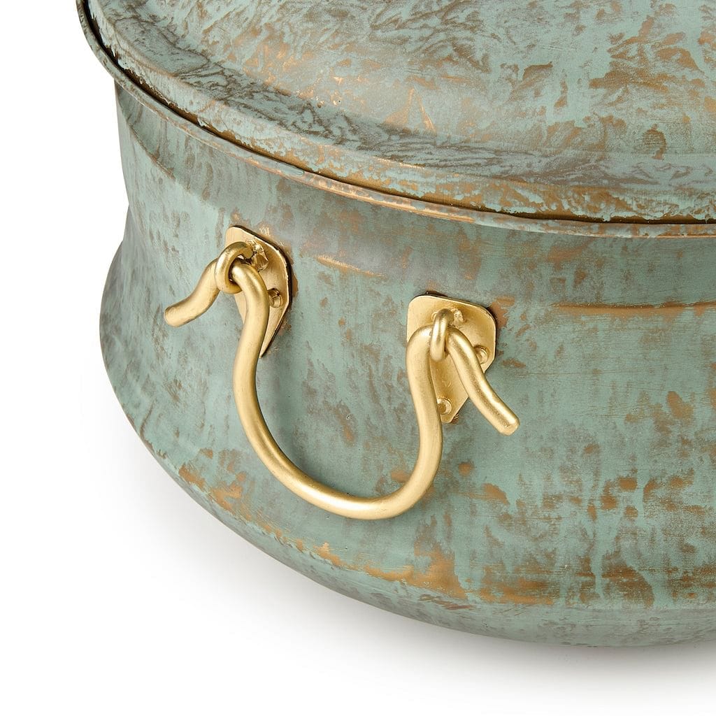Good Directions Sedona Hose Pot with Lid with Brass Accents - Image 9