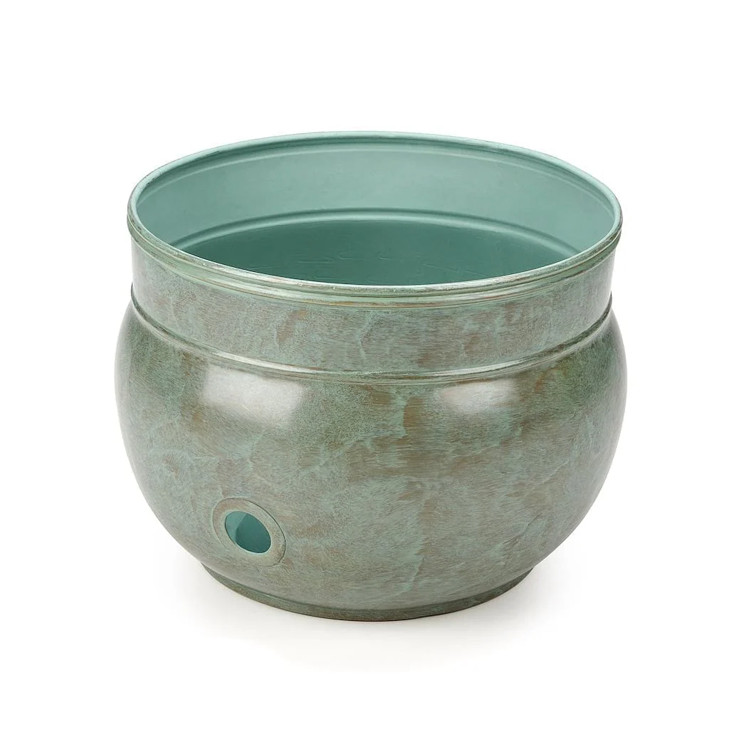 Good Directions Sonoma Hose Pot in Blue Verde Brass - Image 4