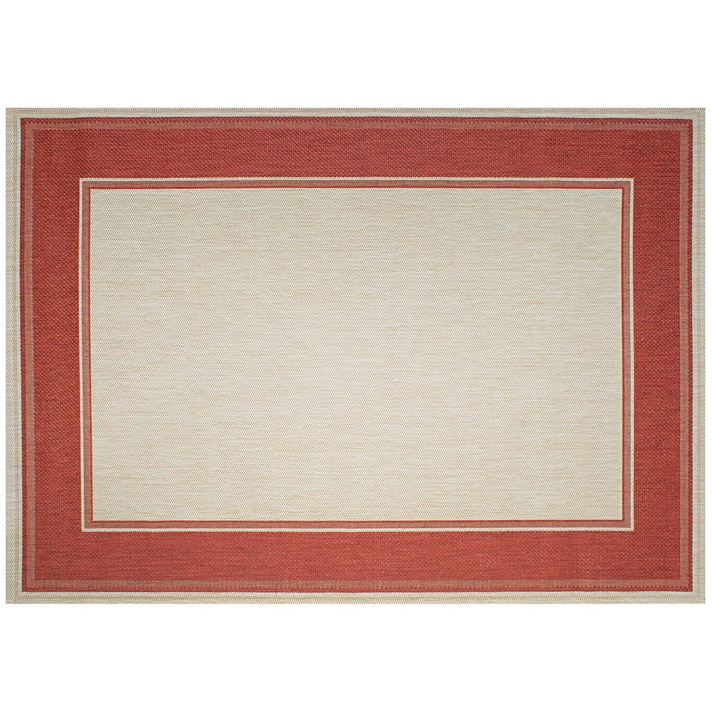 Lodge Redwood Outdoor Rug by Simply Shade