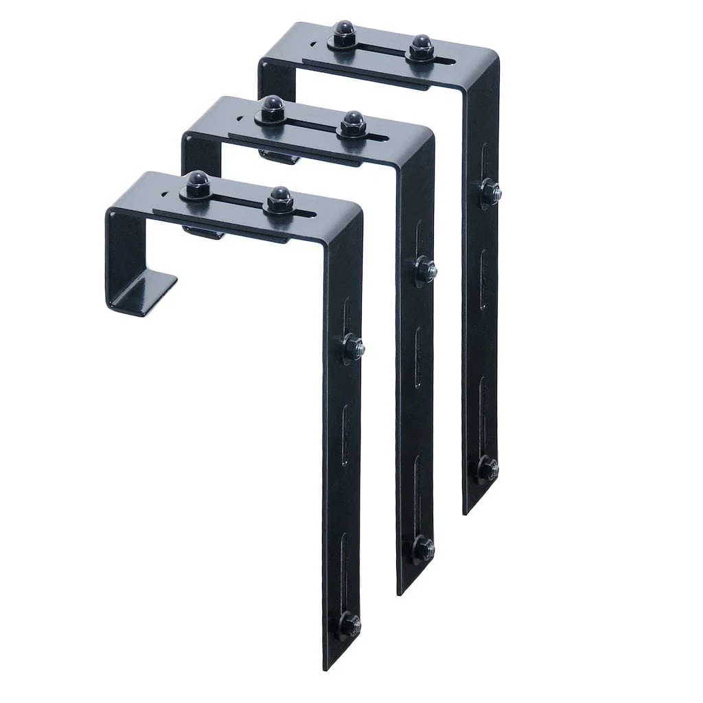 Mayne Adjustable Deck Rail Bracket 3pack