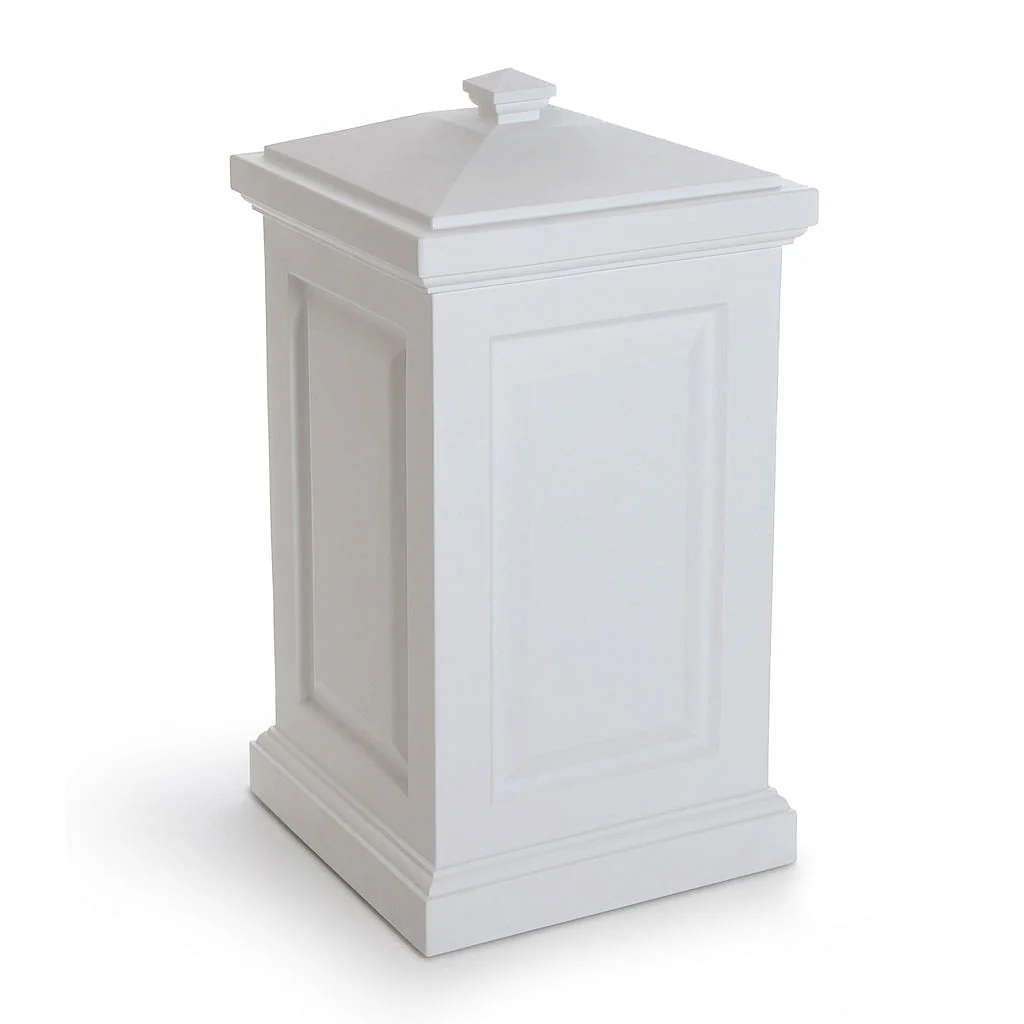 Mayne Berkshire Storage Bin in White - Image 2