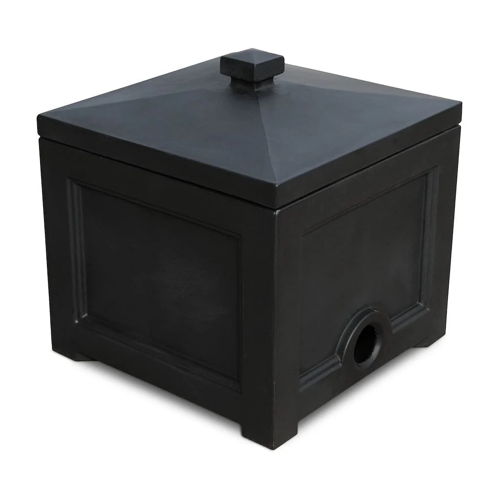 Mayne Fairfield Garden Hose Bin in Black - Image 2