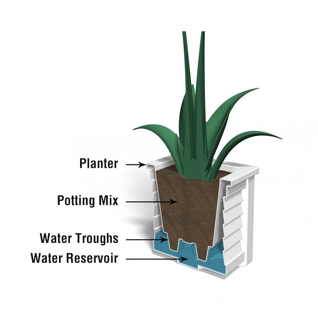 Mayne Lakeland 16x16 Square Planter - Image 8