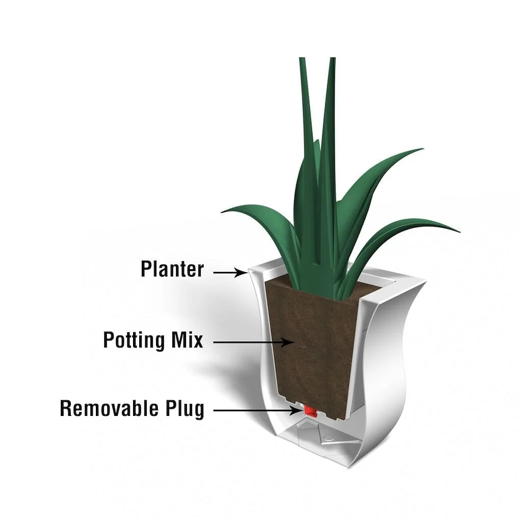 Mayne Valencia Square Planter - Image 7