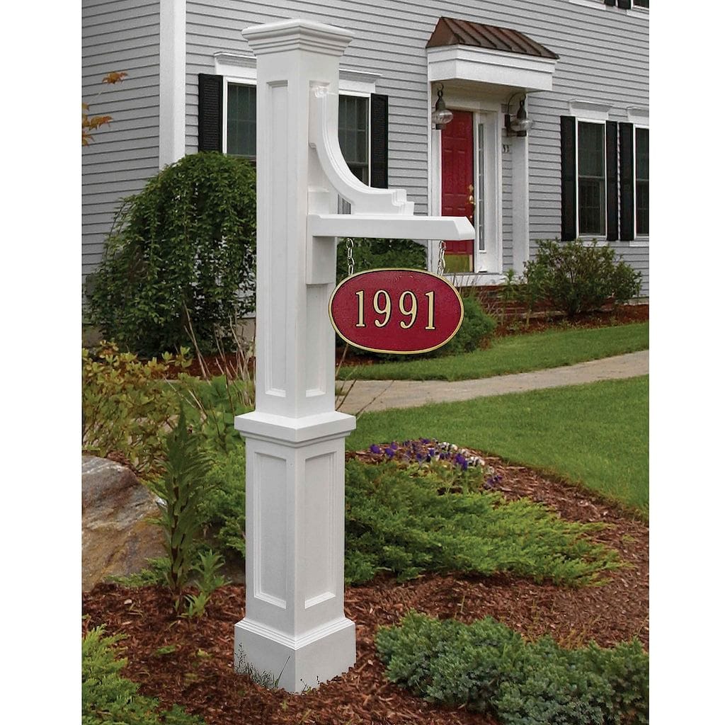 Mayne Woodhaven Address Sign Post