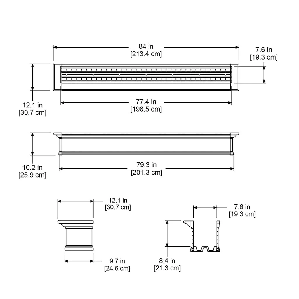 Mayne Yorkshire 7ft Window Box - Image 4