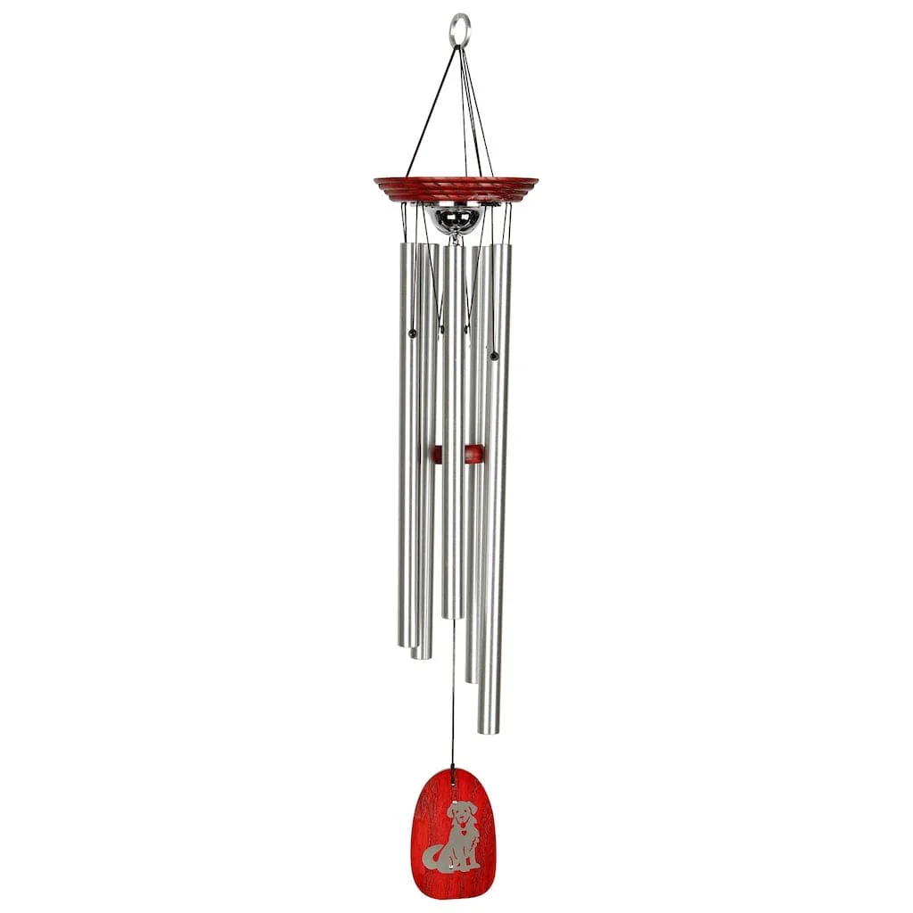 Memorial Pet Wind Chime with a Dog by Woodstock Chimes - Image 2