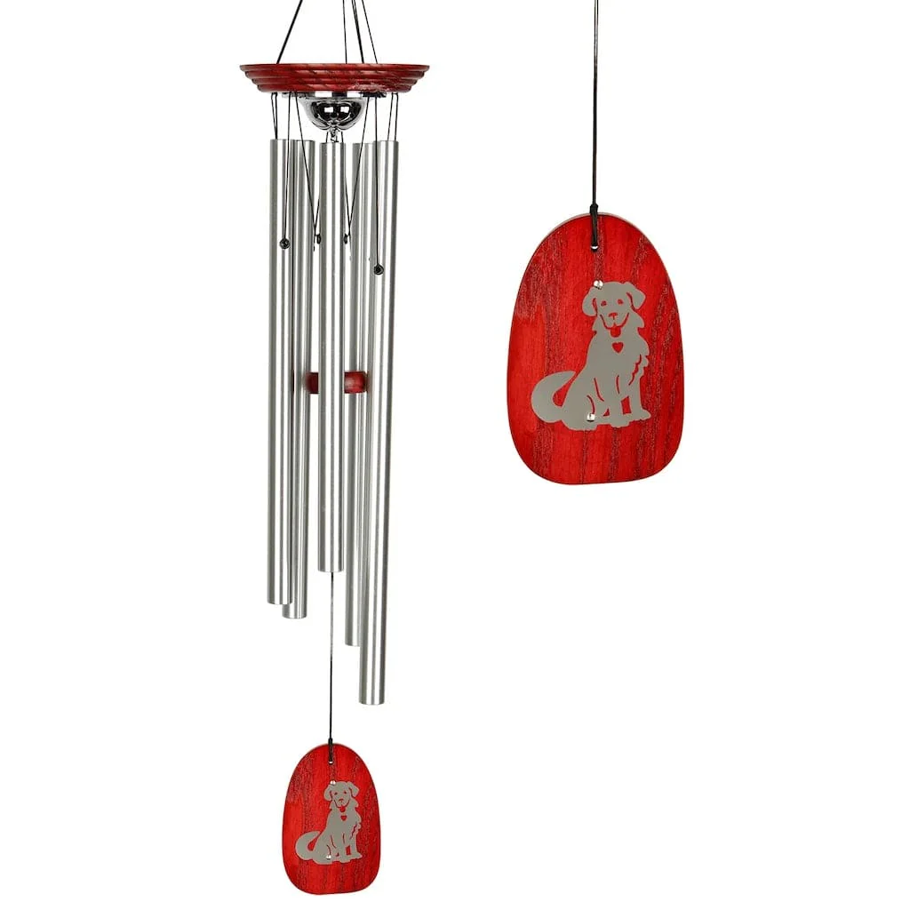 Memorial Pet Wind Chime with a Dog by Woodstock Chimes - Image 3