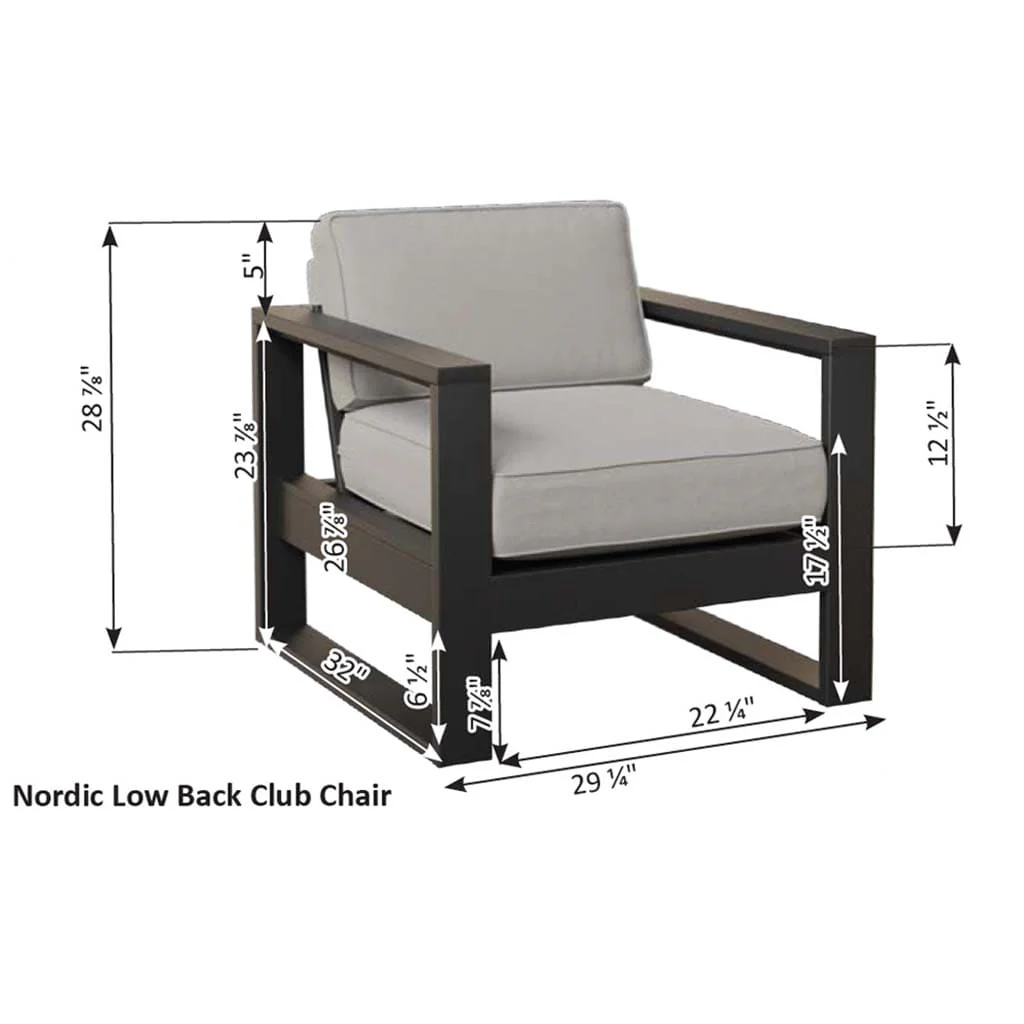 Nordic Club Chair by Berlin Gardens - Image 3