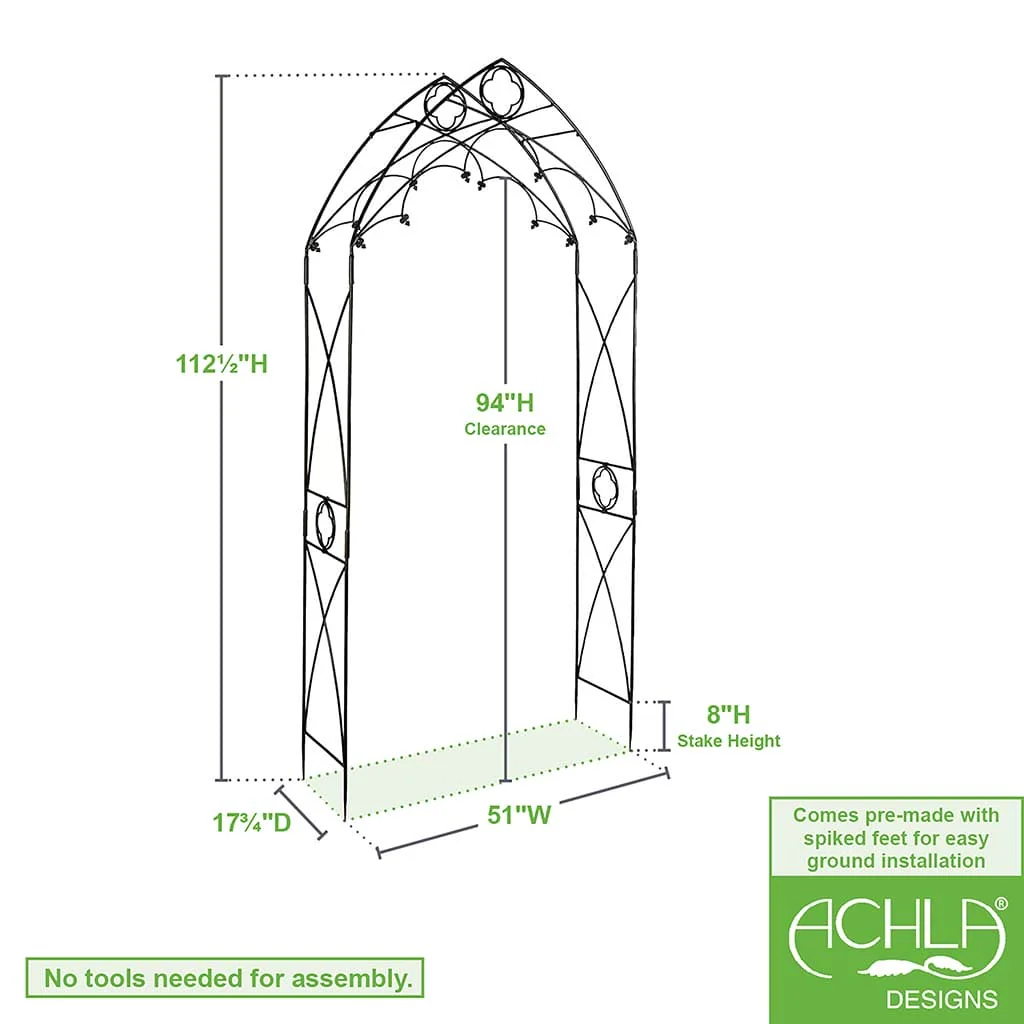 Quatrefoil Arbor by Achla Designs - Image 3