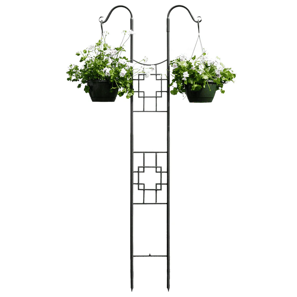 Square-on-Squares Double Pole Trellis by Achla Designs - Image 2