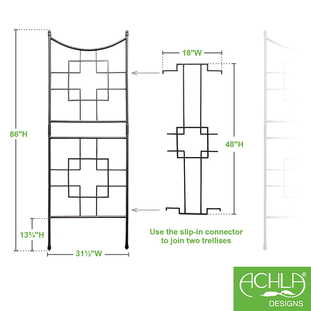 Square-on-Squares Trellis by Achla Designs - Image 3