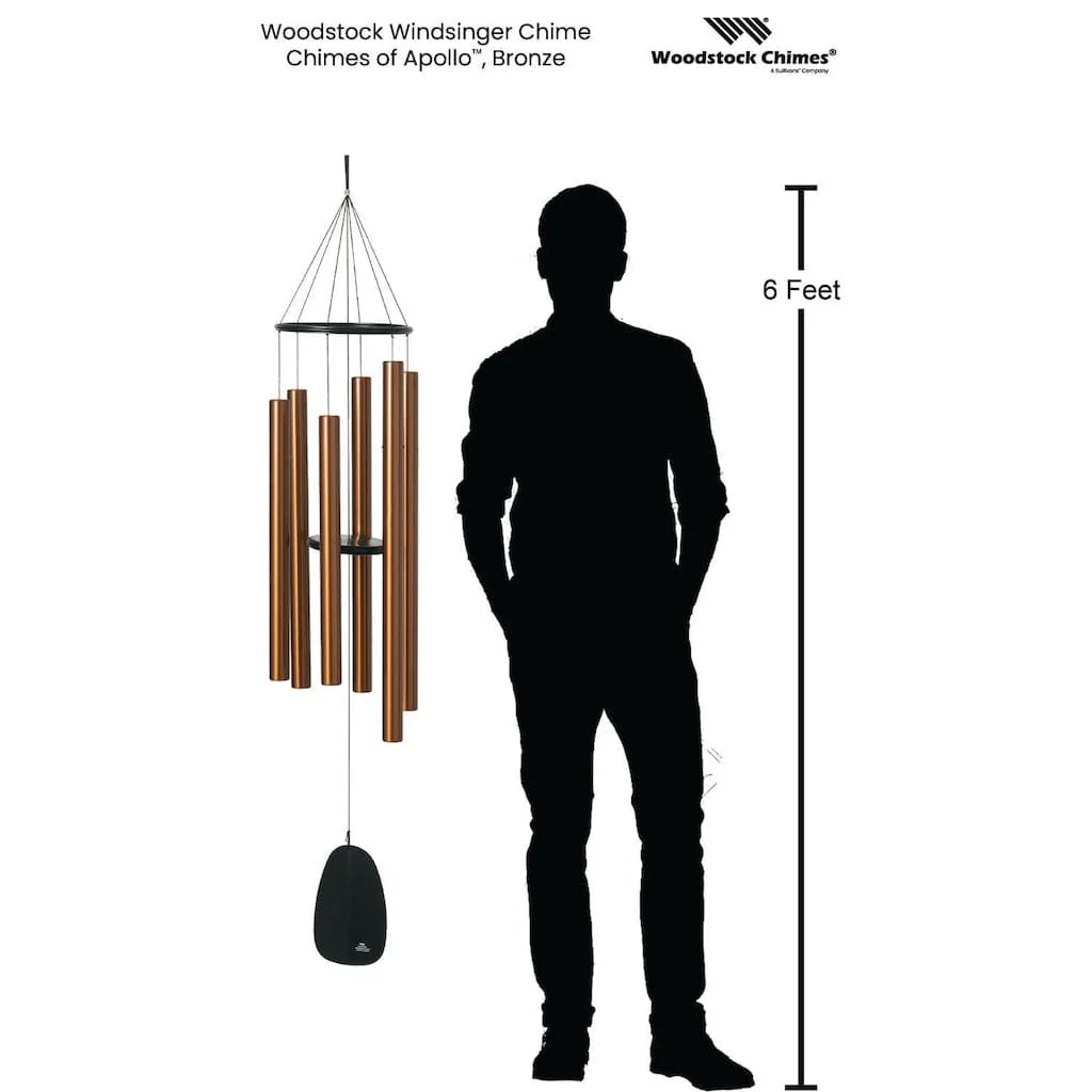 Windsinger Wind Chimes of Apollo in Bronze by Woodstock Chimes - Image 4