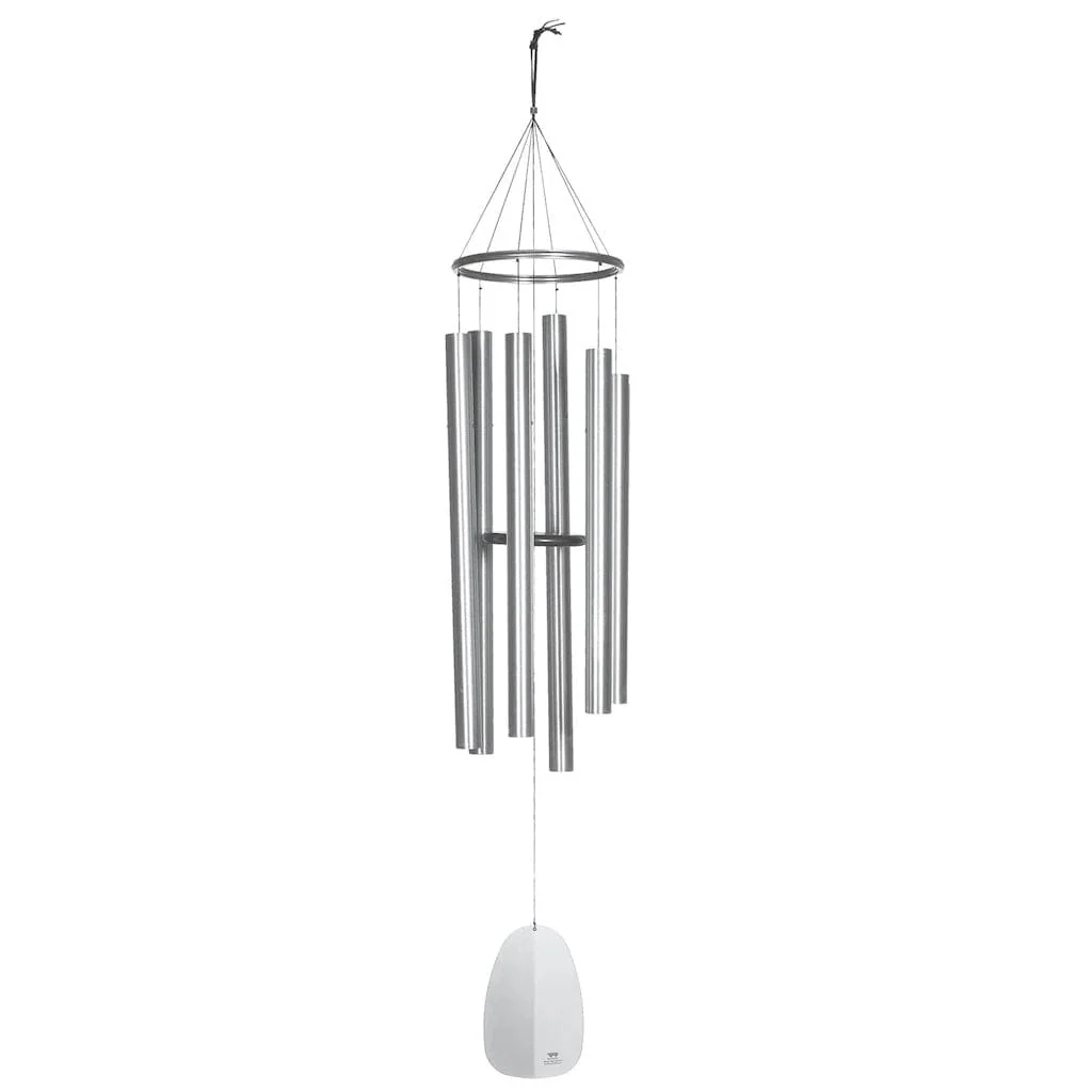 Windsinger Wind Chimes of Apollo in Silver by Woodstock Chimes - Image 2